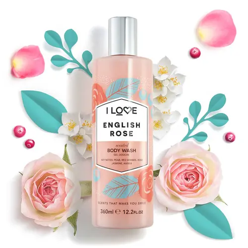 I Love Cosmetics English Rose Bodywash 360ml - Σώμα στο Pharmeden.gr
