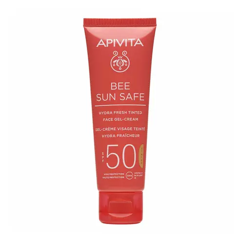 Apivita Ενυδατική Κρέμα-Gel Προσώπου με Χρώμα SPF50 50ml - Αντηλιακά στο Pharmeden.gr