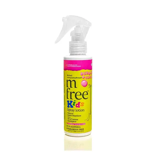 Benefit Hellas M Free kids Spray Lotion Φυτικό Εντομοαπωθητικό Bubble Gum 125ml - Διάφορα στο Pharmeden.gr