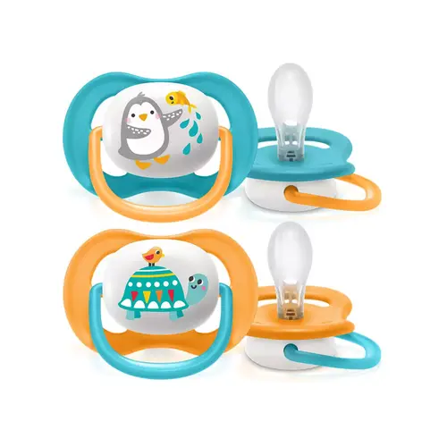 Avent Πιπίλα Σιλικόνης Ultra Air Happy 6-18m SCF080/12 - Αξεσουάρ για Μωρά στο Pharmeden.gr