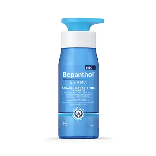 Bayer Bepanthol Derma Απαλός Καθαρισμός Σώματος Καθημερινό Αφρόλουτρο Gel 400 ml - Σώμα στο Pharmeden.gr
