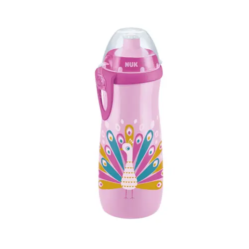 Nuk Sports Cup Παγουράκι που Αλλάζει Χρώμα 24m+ Ροζ 450ml - Αξεσουάρ για Μωρά στο Pharmeden.gr