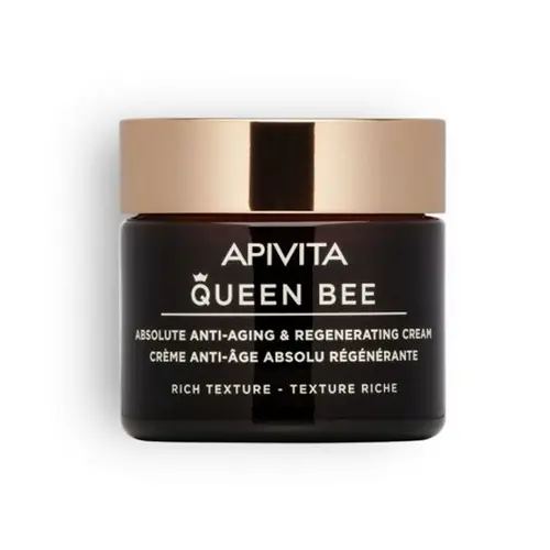 Apivita Queen Bee Κρέμα Απόλυτης Αντιγήρανσης & Αναγέννησης Πλούσιας Υφής 50ml - Πρόσωπο στο Pharmeden.gr