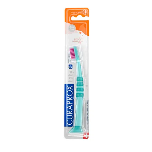 Curaprox 4260 Baby Οδοντόβουρτσα για Παιδιά 0-4 Ετών Τυρκουάζ 1 τεμ - Στοματική Υγιεινή στο Pharmeden.gr