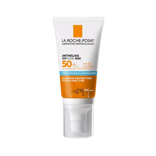 La Roche Posay Anthelios Uvmune 400 Hydrating Cream SPF50+ Αντηλιακό Προσώπου 50ml - Δερμοκαλλυντικά στο Pharmeden.gr