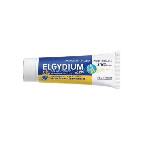 Elgydium Kids Οδοντόκρεμα 500ppm Μπανάνα 2-6ετών 50ml - Στοματική Υγιεινή στο Pharmeden.gr