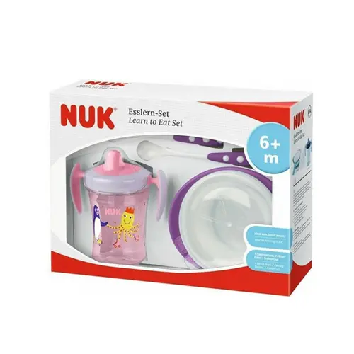 Nuk Σετ Εκμάθησης Φαγητού 6m+ Κορίτσι 10.225.273 4τεμ - Αξεσουάρ για Μωρά στο Pharmeden.gr