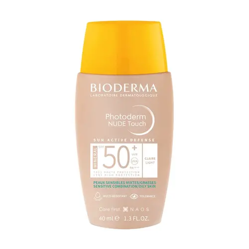 Bioderma Photoderm Nude Touch SPF50+ Απόχρωση Light 40ml - Αντηλιακά στο Pharmeden.gr