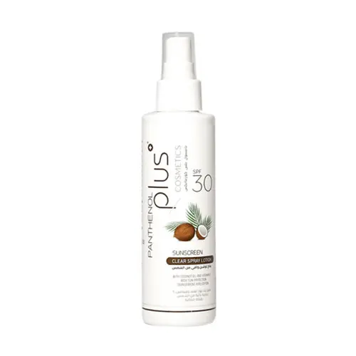 Panthenol Plus Sunscreen Clear Spray Lotion with Coconut & Vitamin E SPF 30+ 125ml - Αντηλιακά στο Pharmeden.gr