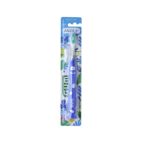 Gum 902 Junior Monster Παιδική Οδοντόβουρτσα 7-9 Ετών Μπλε 1τμχ - Στοματική Υγιεινή στο Pharmeden.gr