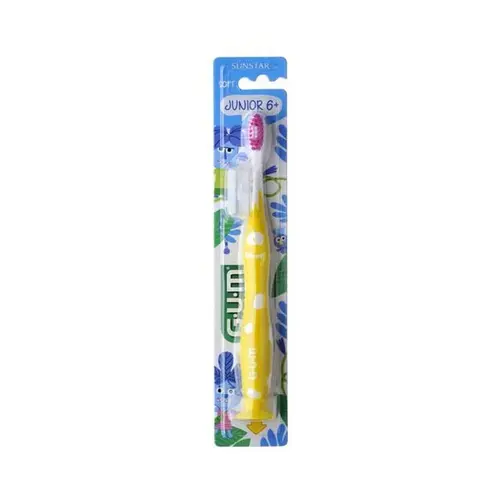 Gum 902 Junior Monster Παιδική Οδοντόβουρτσα 7-9 Ετών Κίτρινο 1τμχ - Στοματική Υγιεινή στο Pharmeden.gr