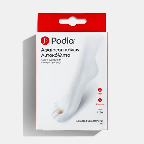 Podia Advanced Corn Removal Kit Αυτοκόλλητα Επιθέματα Αφαίρεσης Κάλων 6τεμ - Διάφορα στο Pharmeden.gr
