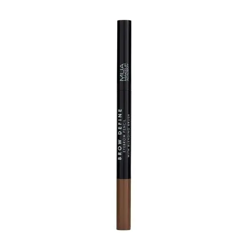 MUA Brow Define Eyebrow Pencil With Blending Brush Mid Brown - Μακιγιάζ στο Pharmeden.gr