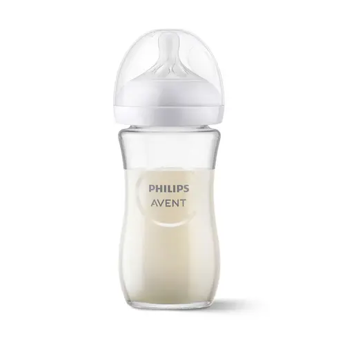 Avent Γυάλινο Mπιμπερό Natural Response 1m+ 240ml SCY933/01 - Αξεσουάρ για Μωρά στο Pharmeden.gr