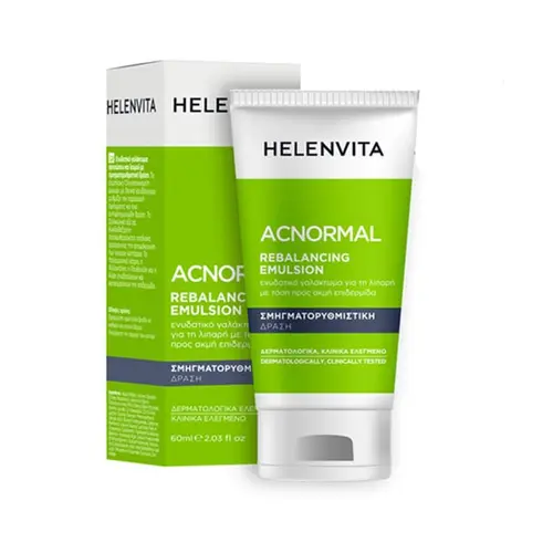 Helenvita ACNormal Rebalancing Emulsion 60ml - Πρόσωπο στο Pharmeden.gr