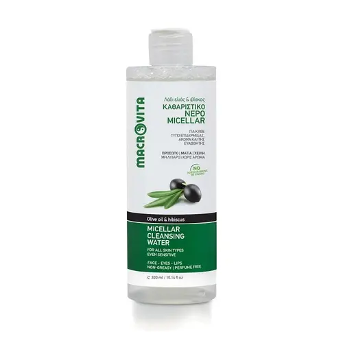 Macrovita Καθαριστικό Νερό Micellar 300ml - Πρόσωπο στο Pharmeden.gr