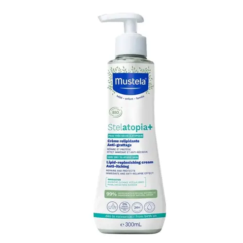Mustela Stelatopia+ Lipid-Replenishing Cream 300ml - Παιδιά στο Pharmeden.gr