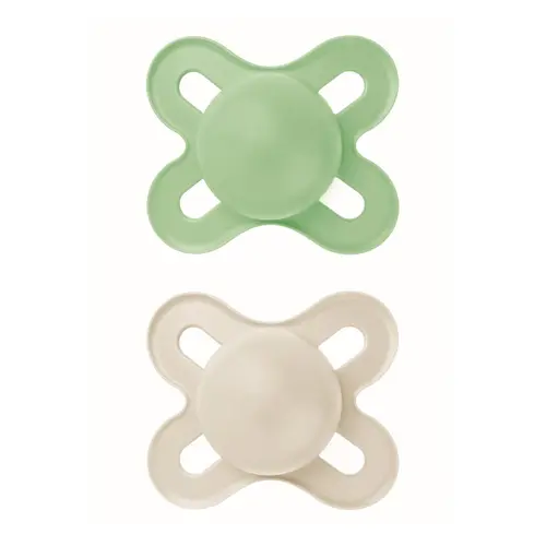 Mam Original Start Unprinted Πιπίλα Σιλικόνης 0-2m  Unisex 078SUc 2τμχ - Αξεσουάρ για Μωρά στο Pharmeden.gr