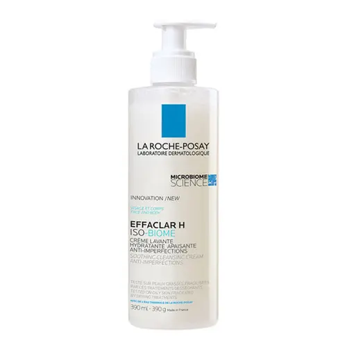 La Roche Posay Effaclar H Iso - Biome Cleansing Cream 390ml - Δερμοκαλλυντικά στο Pharmeden.gr