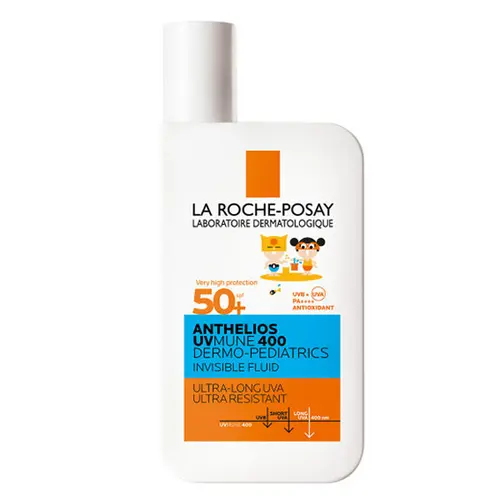 La Roche Posay Anthelios UVMmune400 Dermo-Paediatrics Ultra Light Invisible Fluid SPF50+ 50ml - Δερμοκαλλυντικά στο Pharmeden.gr
