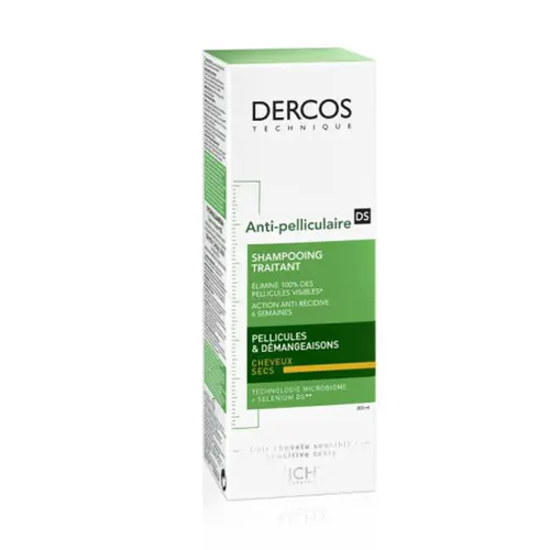 Vichy Dercos Αντιπιτυριδικό Σαμπουάν Ξηρά Μαλλιά 200ml - Δερμοκαλλυντικά στο Pharmeden.gr