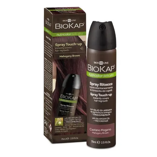 Biosline BioKap Nutricolor Spray Touch-Up Mahogany Brown 75ml - Μαλλιά στο Pharmeden.gr