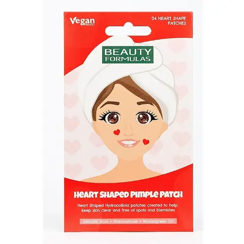 Beauty Formula Heart Shaped Pimple Patch 24 patches - Πρόσωπο στο Pharmeden.gr