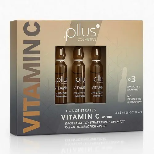 Panthenol Plus Concentrates Vitamin C Serum Προσώπου με Βιταμίνη C για Λάμψη 3x2ml - Πρόσωπο στο Pharmeden.gr