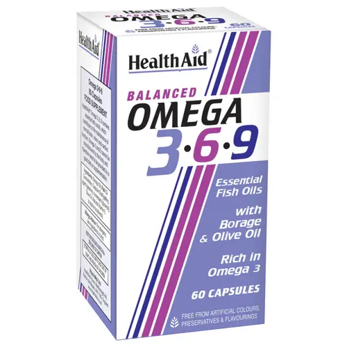 Health Aid Omega 3-6-9 60caps - Συμπληρώματα Διατροφής στο Pharmeden.gr