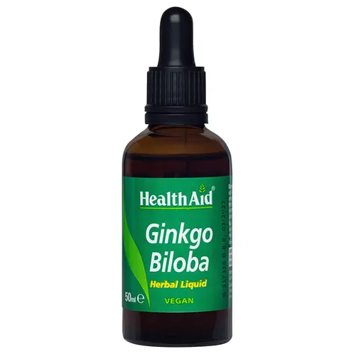 Health Aid Ginkgo Biloba Liquid 50ml - Συμπληρώματα Διατροφής στο Pharmeden.gr