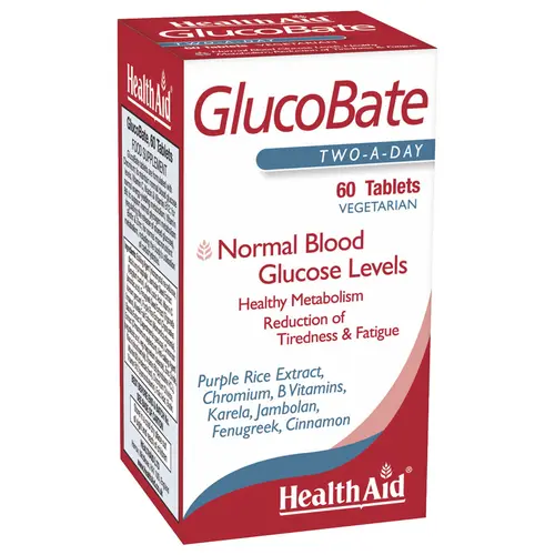 Health Aid Glucobate 60vtabs - Συμπληρώματα Διατροφής στο Pharmeden.gr