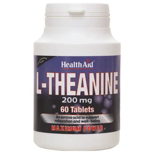 Health Aid L-Theanine 200mg 60tabs - Συμπληρώματα Διατροφής στο Pharmeden.gr