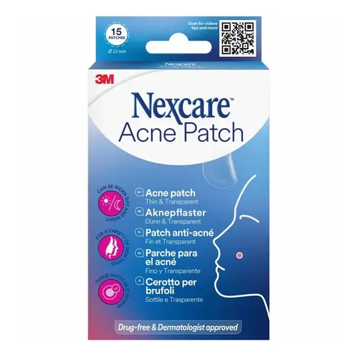 3M Nexcare Acne Patch 15τεμ - Πρόσωπο στο Pharmeden.gr