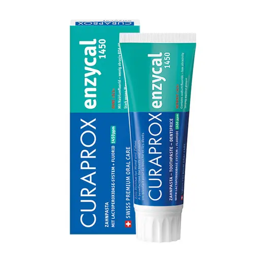 Curaprox Enzycal 1450 Οδοντόκρεμα με Φθόριο 75ml - Στοματική Υγιεινή στο Pharmeden.gr
