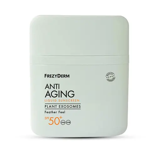 Frezyderm Anti-Aging Sunscreen Face Liquid Plant Exosomes  SPF50+ 50ml - Αντηλιακά στο Pharmeden.gr