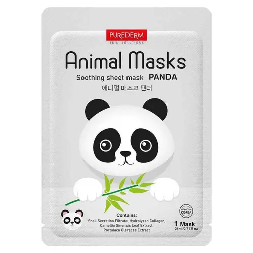 Purederm Animal Mask Panda 21ml - Πρόσωπο στο Pharmeden.gr