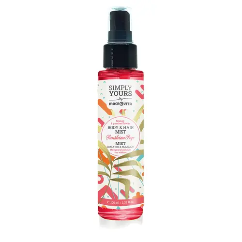 Macrovita Simply Yours Mist Σώματος & Μαλλιών Sunshine Pop 100ml - Καλλυντικά στο Pharmeden.gr
