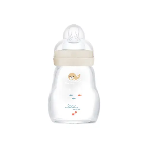 Mam Μπιμπερό Γυάλινο Feel Good Κρεμ 0+m (370SUc) 170ml - Αξεσουάρ για Μωρά στο Pharmeden.gr