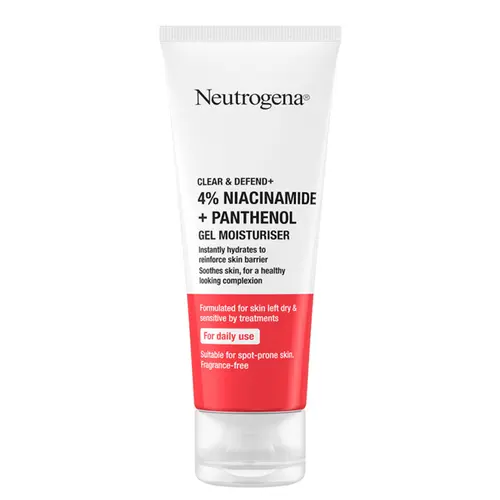 Neutrogena Clear & Defend+ 4% Niacinamide & Panthenol Gel Moisturiser 50ml - Πρόσωπο στο Pharmeden.gr