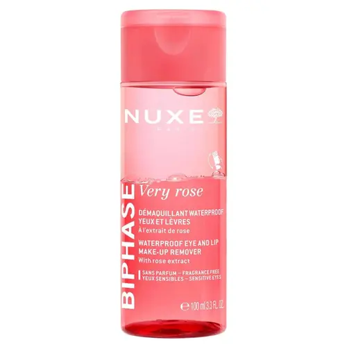 Nuxe Very Rose Biphase Waterproof Eye & Lip Make-Up Remover 100ml - Πρόσωπο στο Pharmeden.gr