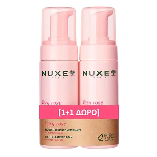 Nuxe Promo  Very Rose Cleansing Foam 2x150ml - Σώμα στο Pharmeden.gr