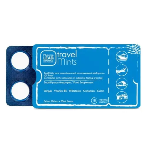 Pharmalead Travel Mints 15τεμ - Συμπληρώματα Διατροφής στο Pharmeden.gr