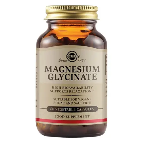 Solgar Magnesium Glycinate  60 φυτοκάψουλες - Συμπληρώματα στο Pharmeden.gr