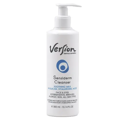 Version Sensiderm Cleanser Soothing Milk Face & Eyes 300ml - Πρόσωπο στο Pharmeden.gr