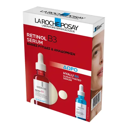 La Roche Posay Retinol B3 Serum Αντιρυτιδικός Ορός Αναδόμησης & Ανάπλασης 30ml & ΔΩΡΟ  Suractivated Hyalu B5 10ml - Δερμοκαλλυντικά στο Pharmeden.gr