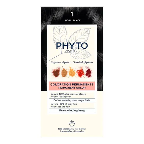 Phyto Phytocolor Μόνιμη Βαφή Μαλλιών, 1 NOIR - Μαλλιά στο Pharmeden.gr